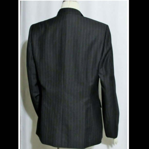 New KASPER Black & Brown Pinstripe Blazer Jacket10 - Picture 5 of 5